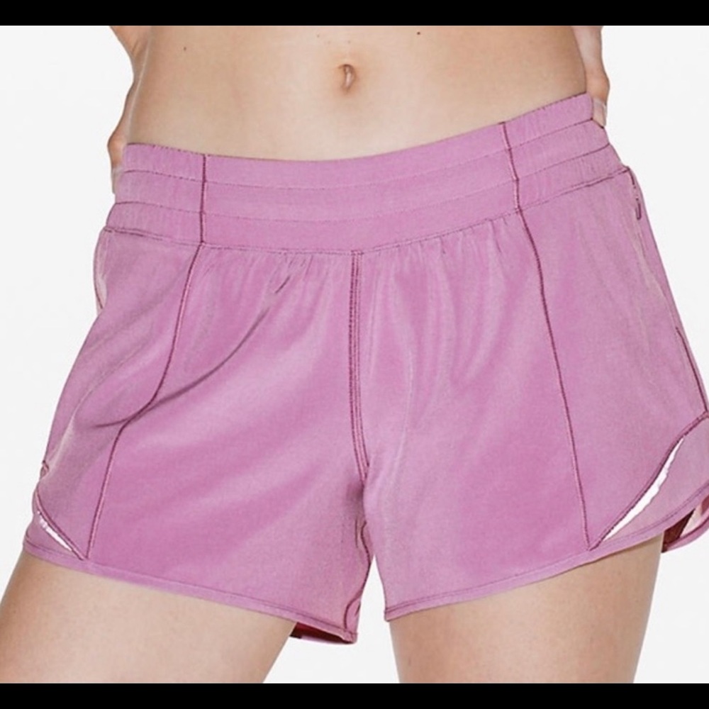 Pink Lululemon Hotty Hot Shorts ‘4